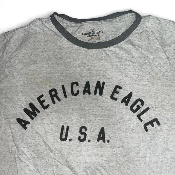 Grey american eagle shirt - Picture 3 of 4